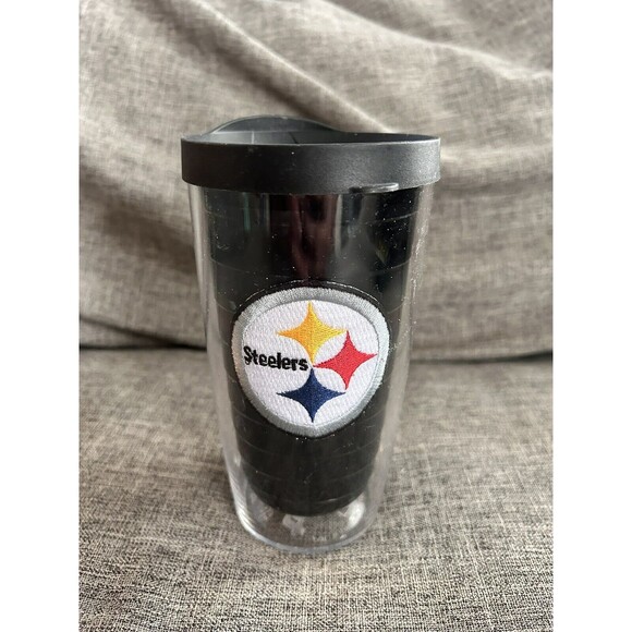 Tervis Other - Tervis Tumbler Pittsburgh Steelers 16oz With Lid Black Emblem